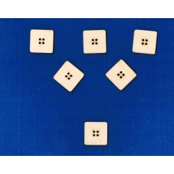 SKLEJKA #3mm Guzik 3x3cm /  CENA 1szt ( nr. 12  węższy rozstaw otworów )